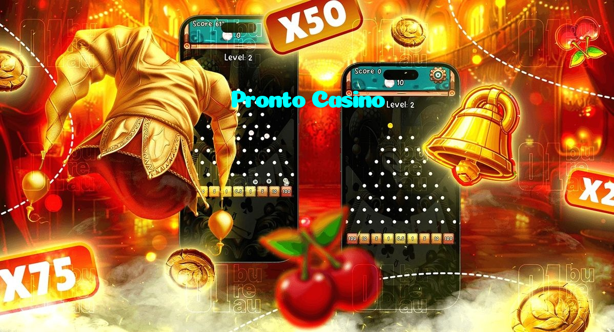 Pronto Casino casino presented on mobile device in Pakistan with slots and live games